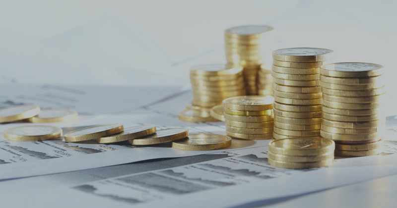 Coins as part of credit control.